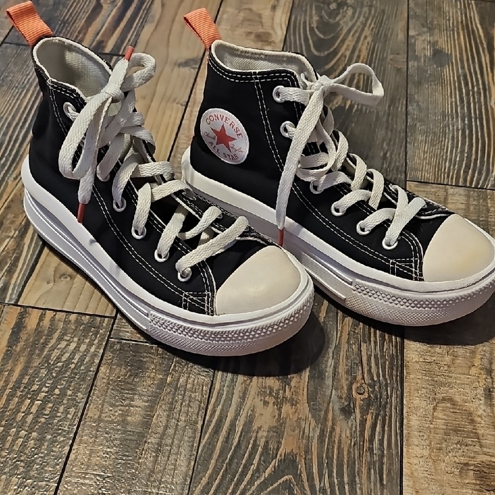 Converse Black and White High-Top Sneakers